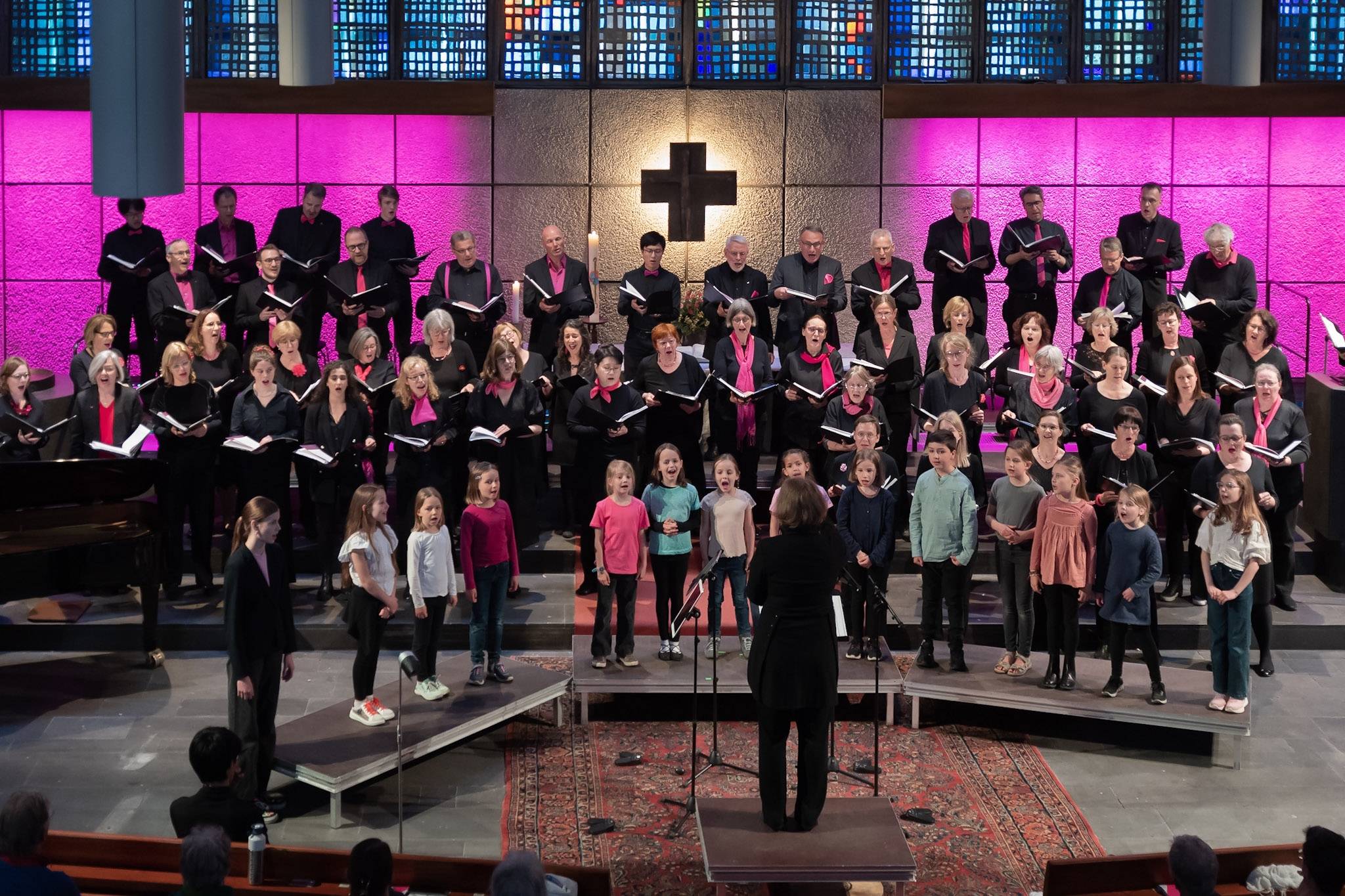 Foto der Melanchthonkantorei in der Epiphaniaskirche Mannheim-Feudenheim  2023