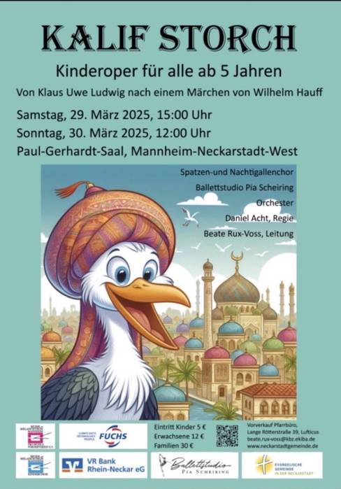 Plakat Musical Kalif Storch