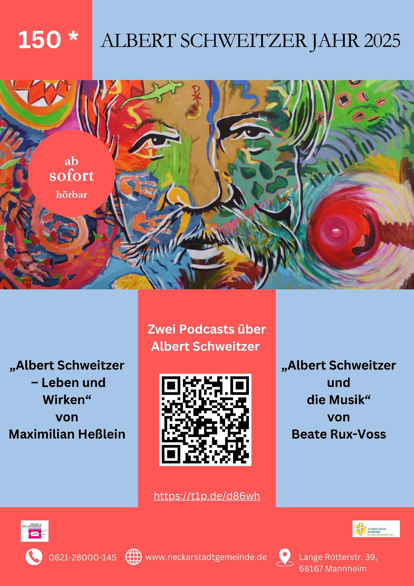 Plakat Albert Schweitzer Podcasts