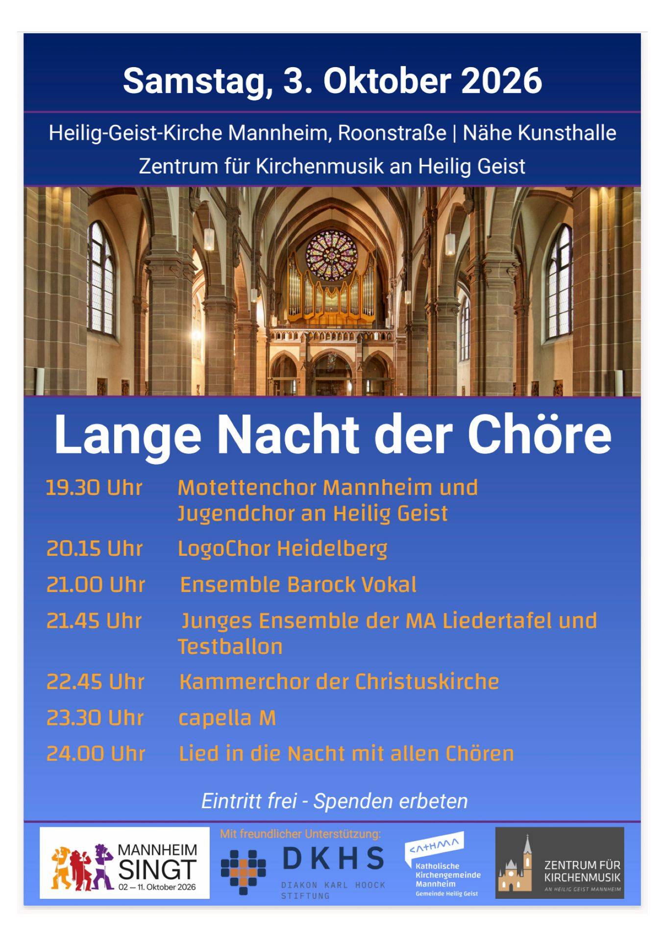 Quelle: EGidN BRV Programm für die Lange Nacht der Chöre